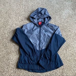 NIKE navy wind breaker